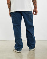 Vintage Carhartt 'Flannel Lined' Denim Carpenter Pants <br>36" , The Real Deal , newtown, sydney, australia, thrift store, opshop, preloved, secondhand, sustainable, retro, antique, 70s, 80s, 90s, 2000s, 00s, fashion, clothing, streetwear, trendy, garment, style, boutique, store, shop, archive, sale, cheap, best, top