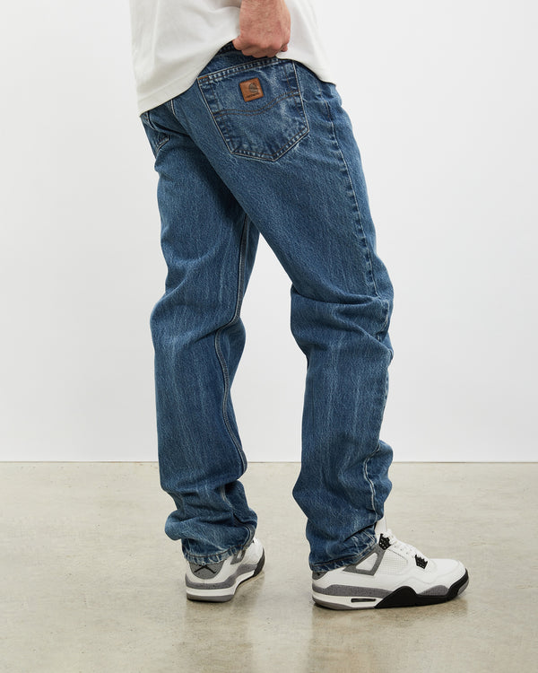 Vintage Carhartt Denim Jeans <br>33" , The Real Deal , newtown, sydney, australia, thrift store, opshop, preloved, secondhand, sustainable, retro, antique, 70s, 80s, 90s, 2000s, 00s, fashion, clothing, streetwear, trendy, garment, style, boutique, store, shop, archive, sale, cheap, best, top