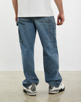 Vintage Carhartt Denim Carpenter Pants <br>32" , The Real Deal , newtown, sydney, australia, thrift store, opshop, preloved, secondhand, sustainable, retro, antique, 70s, 80s, 90s, 2000s, 00s, fashion, clothing, streetwear, trendy, garment, style, boutique, store, shop, archive, sale, cheap, best, top