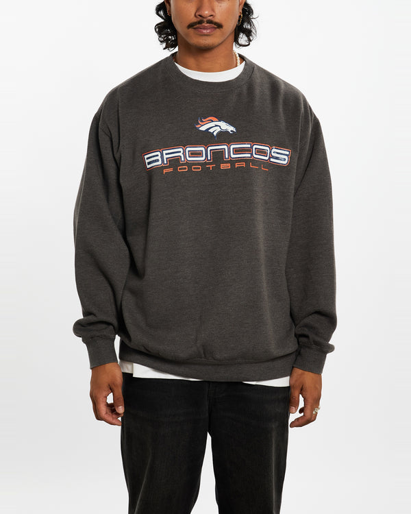 Vintage NFL Denver Broncos Sweatshirt <br>L , The Real Deal , newtown, sydney, australia, thrift store, opshop, preloved, secondhand, sustainable, retro, antique, 70s, 80s, 90s, 2000s, 00s, fashion, clothing, streetwear, trendy, garment, style, boutique, store, shop, archive, sale, cheap, best, top