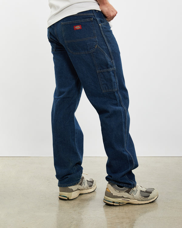 Vintage Dickies Denim Carpenter Pants <br>34" , The Real Deal , newtown, sydney, australia, thrift store, opshop, preloved, secondhand, sustainable, retro, antique, 70s, 80s, 90s, 2000s, 00s, fashion, clothing, streetwear, trendy, garment, style, boutique, store, shop, archive, sale, cheap, best, top