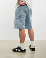 Vintage Wrangler Denim Carpenter Shorts <br>32" , The Real Deal , newtown, sydney, australia, thrift store, opshop, preloved, secondhand, sustainable, retro, antique, 70s, 80s, 90s, 2000s, 00s, fashion, clothing, streetwear, trendy, garment, style, boutique, store, shop, archive, sale, cheap, best, top