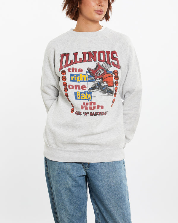90s Illinois Basketball Sweatshirt <br>M