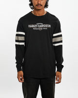 Vintage Harley Davidson Long Sleeve Tee <br>L , The Real Deal , newtown, sydney, australia, thrift store, opshop, preloved, secondhand, sustainable, retro, antique, 70s, 80s, 90s, 2000s, 00s, fashion, clothing, streetwear, trendy, garment, style, boutique, store, shop, archive, sale, cheap, best, top