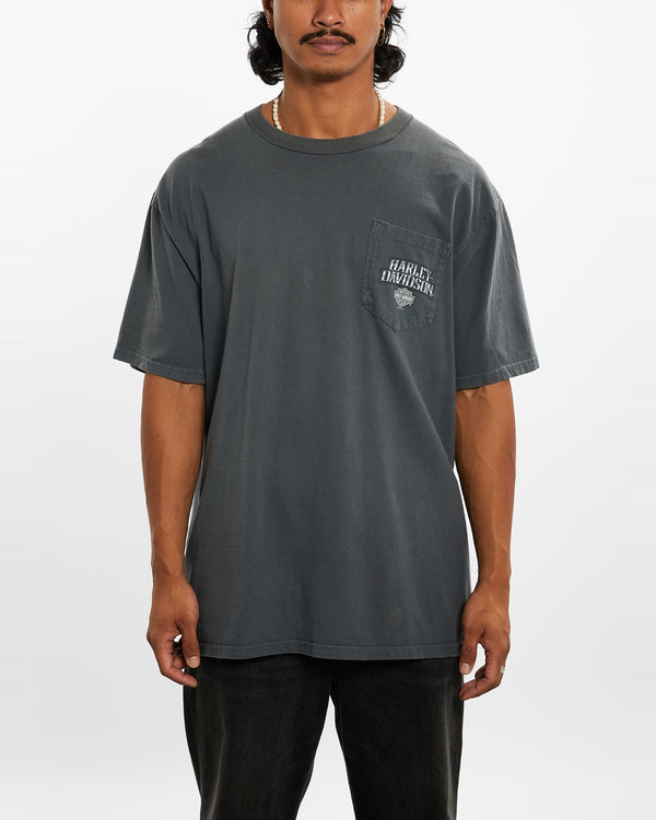 Vintage Harley Davidson Tee <br>L , The Real Deal , newtown, sydney, australia, thrift store, opshop, preloved, secondhand, sustainable, retro, antique, 70s, 80s, 90s, 2000s, 00s, fashion, clothing, streetwear, trendy, garment, style, boutique, store, shop, archive, sale, cheap, best, top