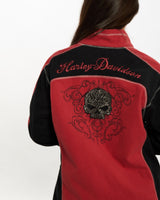 Vintage Harley Davidson Fleece Full Zip Sweatshirt <br>S