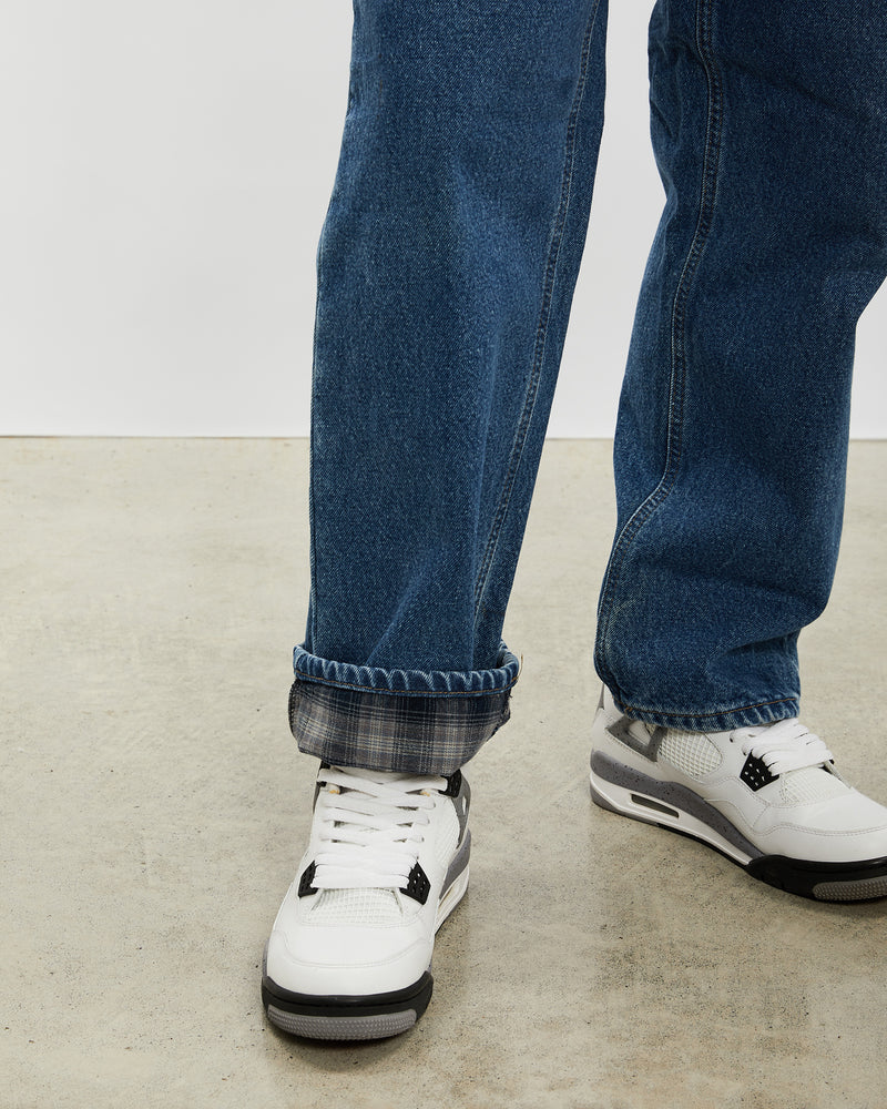 Vintage Carhartt 'Flannel Lined' Denim Jeans <br>32" , The Real Deal , newtown, sydney, australia, thrift store, opshop, preloved, secondhand, sustainable, retro, antique, 70s, 80s, 90s, 2000s, 00s, fashion, clothing, streetwear, trendy, garment, style, boutique, store, shop, archive, sale, cheap, best, top