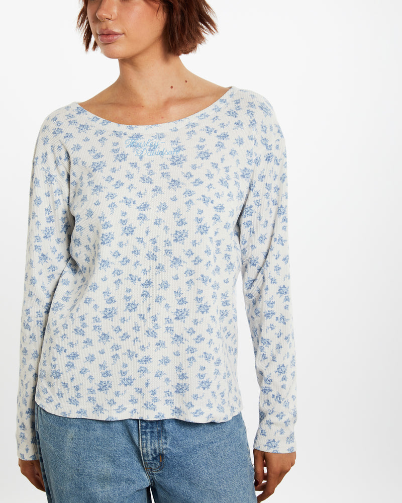 Vintage Harley Davidson Long Sleeve Tee <br>M , The Real Deal , newtown, sydney, australia, thrift store, opshop, preloved, secondhand, sustainable, retro, antique, 70s, 80s, 90s, 2000s, 00s, fashion, clothing, streetwear, trendy, garment, style, boutique, store, shop, archive, sale, cheap, best, top