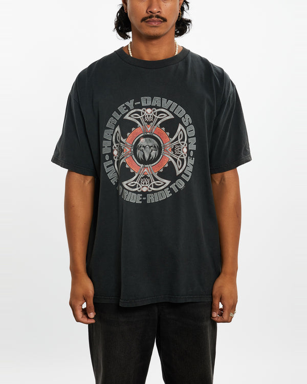 Vintage Harley Davidson Tee <br>L , The Real Deal , newtown, sydney, australia, thrift store, opshop, preloved, secondhand, sustainable, retro, antique, 70s, 80s, 90s, 2000s, 00s, fashion, clothing, streetwear, trendy, garment, style, boutique, store, shop, archive, sale, cheap, best, top