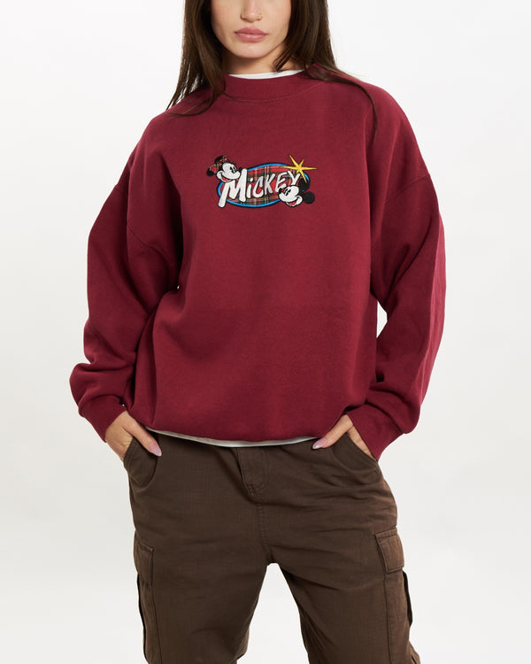 Vintage 90s Disney Mickey Mouse Sweatshirt <br>S , The Real Deal , newtown, sydney, australia, thrift store, opshop, preloved, secondhand, sustainable, retro, antique, 70s, 80s, 90s, 2000s, 00s, fashion, clothing, streetwear, trendy, garment, style, boutique, store, shop, archive, sale, cheap, best, top