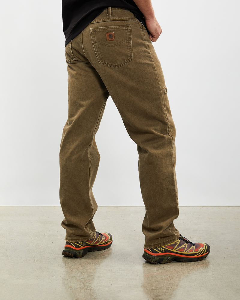 Vintage Carhartt 'Flannel Lined' Pants <br>34" , The Real Deal , newtown, sydney, australia, thrift store, opshop, preloved, secondhand, sustainable, retro, antique, 70s, 80s, 90s, 2000s, 00s, fashion, clothing, streetwear, trendy, garment, style, boutique, store, shop, archive, sale, cheap, best, top