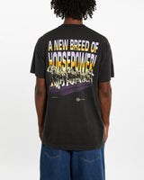 Vintage 1995 Bud 'King Of Beers' Racing Tee <br>L , The Real Deal , newtown, sydney, australia, thrift store, opshop, preloved, secondhand, sustainable, retro, antique, 70s, 80s, 90s, 2000s, 00s, fashion, clothing, streetwear, trendy, garment, style, boutique, store, shop, archive, sale, cheap, best, top