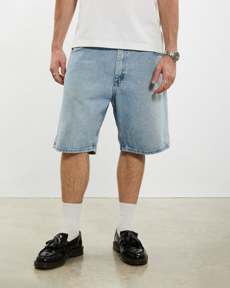 Vintage Wrangler Denim Shorts <br>34" , The Real Deal , newtown, sydney, australia, thrift store, opshop, preloved, secondhand, sustainable, retro, antique, 70s, 80s, 90s, 2000s, 00s, fashion, clothing, streetwear, trendy, garment, style, boutique, store, shop, archive, sale, cheap, best, top