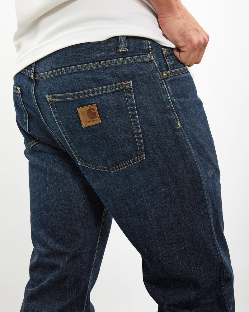 Vintage Carhartt Denim Jeans <br>34" , The Real Deal , newtown, sydney, australia, thrift store, opshop, preloved, secondhand, sustainable, retro, antique, 70s, 80s, 90s, 2000s, 00s, fashion, clothing, streetwear, trendy, garment, style, boutique, store, shop, archive, sale, cheap, best, top