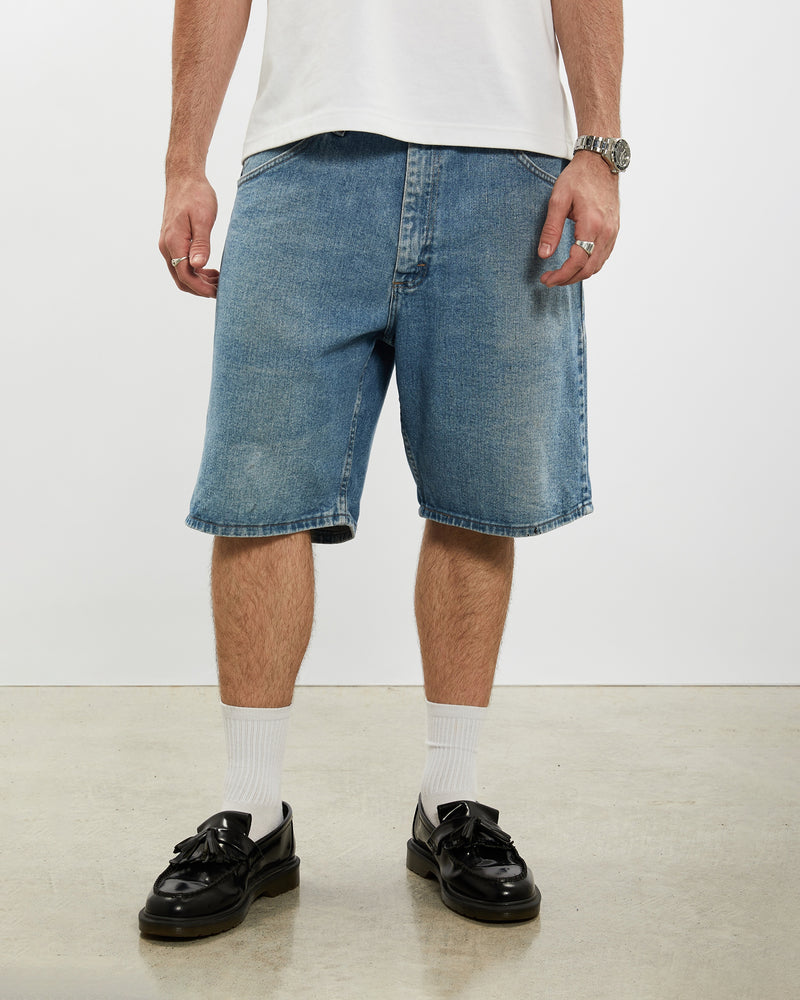 Vintage Wrangler Denim Shorts <br>34" , The Real Deal , newtown, sydney, australia, thrift store, opshop, preloved, secondhand, sustainable, retro, antique, 70s, 80s, 90s, 2000s, 00s, fashion, clothing, streetwear, trendy, garment, style, boutique, store, shop, archive, sale, cheap, best, top