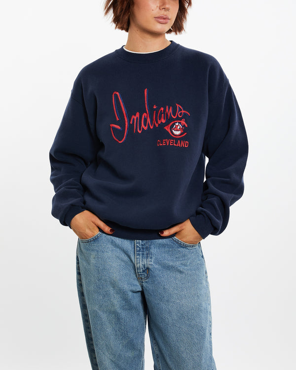 90s MLB Cleveland Indians Sweatshirt <br>M