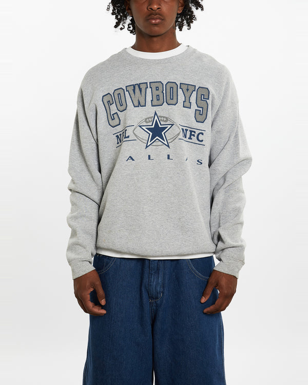Vintage NFL Dallas Cowboys Sweatshirt <br>L , The Real Deal , newtown, sydney, australia, thrift store, opshop, preloved, secondhand, sustainable, retro, antique, 70s, 80s, 90s, 2000s, 00s, fashion, clothing, streetwear, trendy, garment, style, boutique, store, shop, archive, sale, cheap, best, top