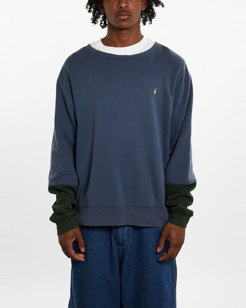 Vintage 90s Polo Ralph Lauren Sweatshirt <br>L , The Real Deal , newtown, sydney, australia, thrift store, opshop, preloved, secondhand, sustainable, retro, antique, 70s, 80s, 90s, 2000s, 00s, fashion, clothing, streetwear, trendy, garment, style, boutique, store, shop, archive, sale, cheap, best, top
