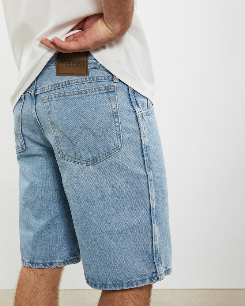 Vintage Wrangler Denim Shorts <br>32" , The Real Deal , newtown, sydney, australia, thrift store, opshop, preloved, secondhand, sustainable, retro, antique, 70s, 80s, 90s, 2000s, 00s, fashion, clothing, streetwear, trendy, garment, style, boutique, store, shop, archive, sale, cheap, best, top