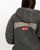 90s Quiksilver Fleece Hooded Sweatshirt <br>S