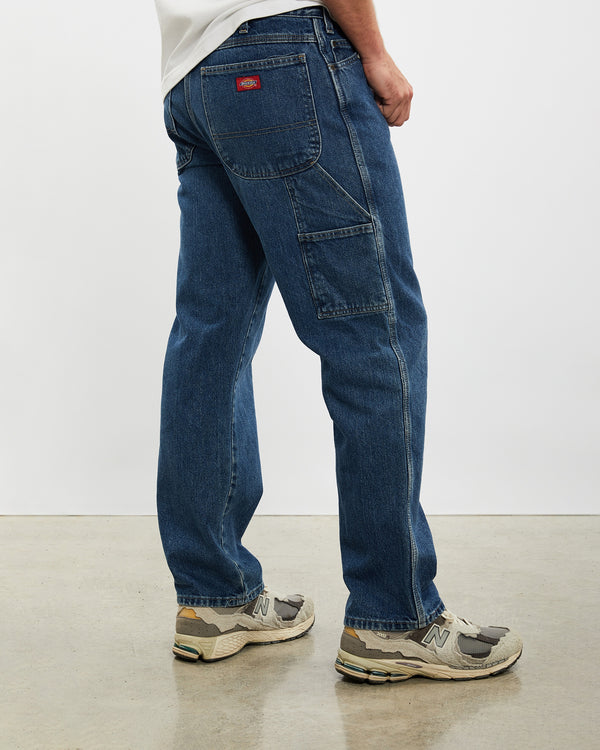 Vintage Dickies Denim Carpenter Pants <br>34" , The Real Deal , newtown, sydney, australia, thrift store, opshop, preloved, secondhand, sustainable, retro, antique, 70s, 80s, 90s, 2000s, 00s, fashion, clothing, streetwear, trendy, garment, style, boutique, store, shop, archive, sale, cheap, best, top