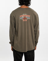 Vintage Harley Davidson Long Sleeve Tee <br>L , The Real Deal , newtown, sydney, australia, thrift store, opshop, preloved, secondhand, sustainable, retro, antique, 70s, 80s, 90s, 2000s, 00s, fashion, clothing, streetwear, trendy, garment, style, boutique, store, shop, archive, sale, cheap, best, top