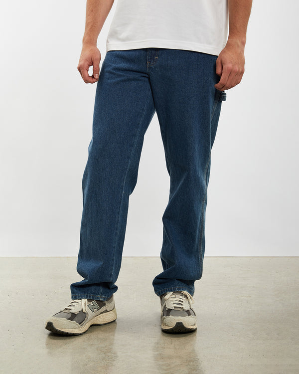 Vintage Dickies Denim Carpenter Pants <br>34" , The Real Deal , newtown, sydney, australia, thrift store, opshop, preloved, secondhand, sustainable, retro, antique, 70s, 80s, 90s, 2000s, 00s, fashion, clothing, streetwear, trendy, garment, style, boutique, store, shop, archive, sale, cheap, best, top