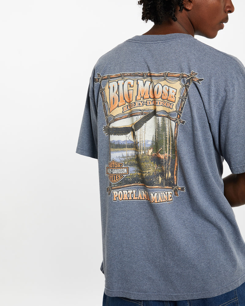 Vintage Harley Davidson Tee <br>L , The Real Deal , newtown, sydney, australia, thrift store, opshop, preloved, secondhand, sustainable, retro, antique, 70s, 80s, 90s, 2000s, 00s, fashion, clothing, streetwear, trendy, garment, style, boutique, store, shop, archive, sale, cheap, best, top