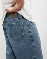 Vintage Wrangler Denim Shorts <br>33" , The Real Deal , newtown, sydney, australia, thrift store, opshop, preloved, secondhand, sustainable, retro, antique, 70s, 80s, 90s, 2000s, 00s, fashion, clothing, streetwear, trendy, garment, style, boutique, store, shop, archive, sale, cheap, best, top