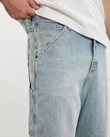 Vintage Lee Denim Carpenter Shorts <br>33" , The Real Deal , newtown, sydney, australia, thrift store, opshop, preloved, secondhand, sustainable, retro, antique, 70s, 80s, 90s, 2000s, 00s, fashion, clothing, streetwear, trendy, garment, style, boutique, store, shop, archive, sale, cheap, best, top