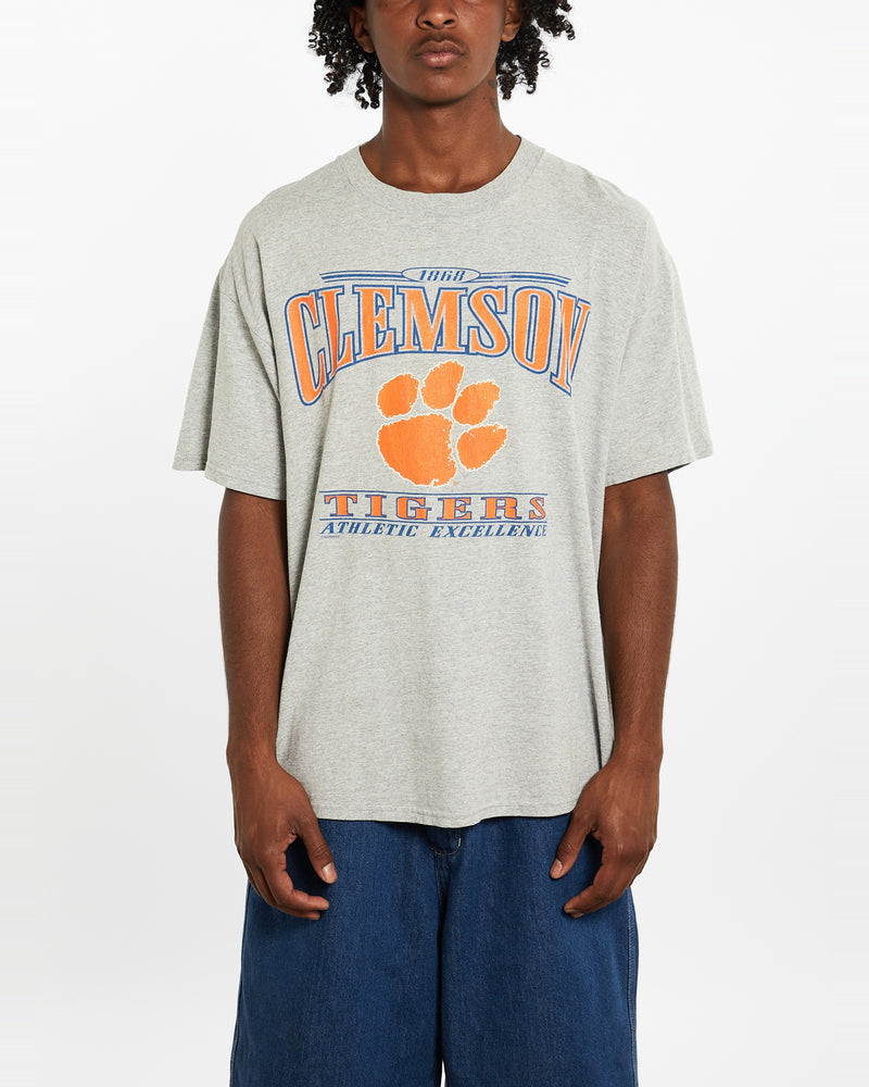 Vintage 90s NCAA Clemson Tigers Tee <br>L , The Real Deal , newtown, sydney, australia, thrift store, opshop, preloved, secondhand, sustainable, retro, antique, 70s, 80s, 90s, 2000s, 00s, fashion, clothing, streetwear, trendy, garment, style, boutique, store, shop, archive, sale, cheap, best, top