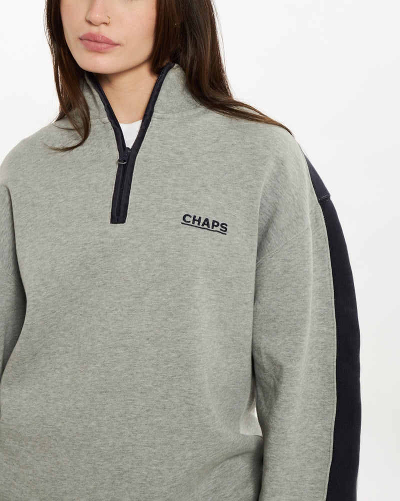 Vintage 90s Chaps Ralph Lauren Quarter Zip Sweater <br>S , The Real Deal , newtown, sydney, australia, thrift store, opshop, preloved, secondhand, sustainable, retro, antique, 70s, 80s, 90s, 2000s, 00s, fashion, clothing, streetwear, trendy, garment, style, boutique, store, shop, archive, sale, cheap, best, top