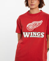 Vintage 90s NHL Detroit Red Wings Tee <br>M , The Real Deal , newtown, sydney, australia, thrift store, opshop, preloved, secondhand, sustainable, retro, antique, 70s, 80s, 90s, 2000s, 00s, fashion, clothing, streetwear, trendy, garment, style, boutique, store, shop, archive, sale, cheap, best, top