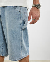 Vintage Wrangler Denim Carpenter Shorts <br>34" , The Real Deal , newtown, sydney, australia, thrift store, opshop, preloved, secondhand, sustainable, retro, antique, 70s, 80s, 90s, 2000s, 00s, fashion, clothing, streetwear, trendy, garment, style, boutique, store, shop, archive, sale, cheap, best, top