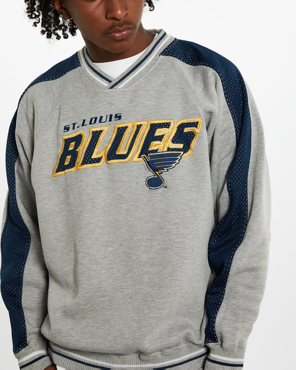 90s NHL St. Louis Blues Sweatshirt <br>L