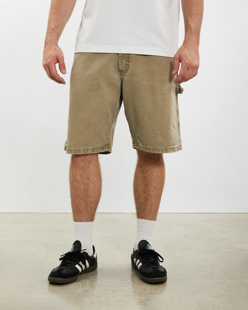 Vintage Wrangler Denim Carpenter Shorts <br>32" , The Real Deal , newtown, sydney, australia, thrift store, opshop, preloved, secondhand, sustainable, retro, antique, 70s, 80s, 90s, 2000s, 00s, fashion, clothing, streetwear, trendy, garment, style, boutique, store, shop, archive, sale, cheap, best, top