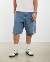 Vintage Wrangler Denim Carpenter Shorts <br>34" , The Real Deal , newtown, sydney, australia, thrift store, opshop, preloved, secondhand, sustainable, retro, antique, 70s, 80s, 90s, 2000s, 00s, fashion, clothing, streetwear, trendy, garment, style, boutique, store, shop, archive, sale, cheap, best, top