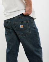 Vintage Carhartt Denim Jeans <br>32" , The Real Deal , newtown, sydney, australia, thrift store, opshop, preloved, secondhand, sustainable, retro, antique, 70s, 80s, 90s, 2000s, 00s, fashion, clothing, streetwear, trendy, garment, style, boutique, store, shop, archive, sale, cheap, best, top