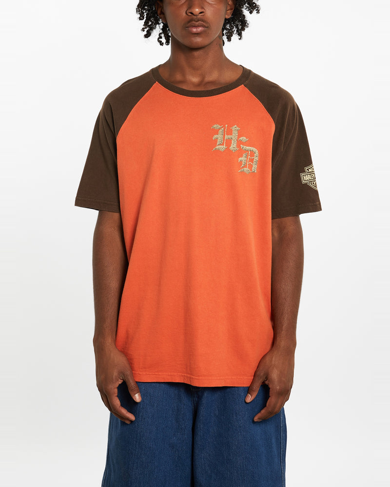 Vintage Harley Davidson Tee <br>XL , The Real Deal , newtown, sydney, australia, thrift store, opshop, preloved, secondhand, sustainable, retro, antique, 70s, 80s, 90s, 2000s, 00s, fashion, clothing, streetwear, trendy, garment, style, boutique, store, shop, archive, sale, cheap, best, top