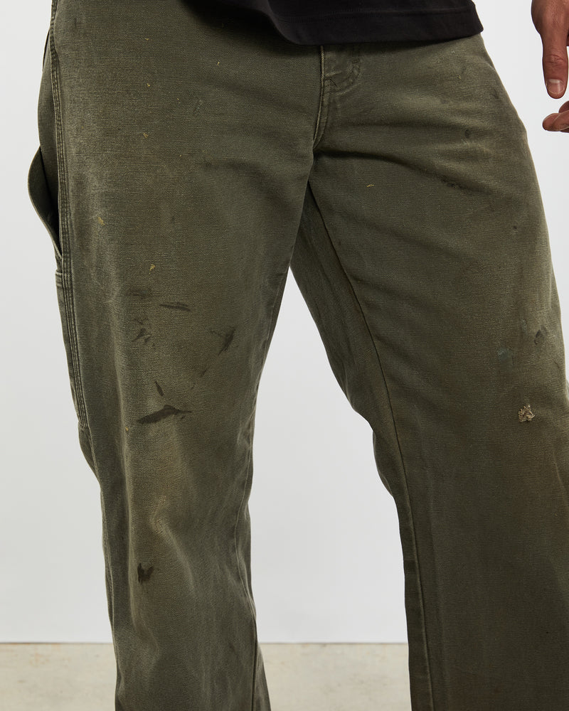 Vintage Dickies Carpenter Pants <br>34" , The Real Deal , newtown, sydney, australia, thrift store, opshop, preloved, secondhand, sustainable, retro, antique, 70s, 80s, 90s, 2000s, 00s, fashion, clothing, streetwear, trendy, garment, style, boutique, store, shop, archive, sale, cheap, best, top