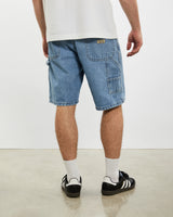 Vintage Wrangler Denim Carpenter Shorts <br>32" , The Real Deal , newtown, sydney, australia, thrift store, opshop, preloved, secondhand, sustainable, retro, antique, 70s, 80s, 90s, 2000s, 00s, fashion, clothing, streetwear, trendy, garment, style, boutique, store, shop, archive, sale, cheap, best, top
