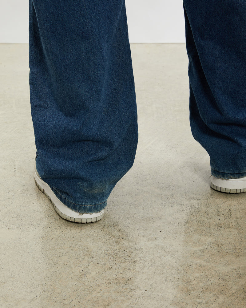 Vintage Carhartt 'Flannel Lined' Denim Carpenter Pants <br>36" , The Real Deal , newtown, sydney, australia, thrift store, opshop, preloved, secondhand, sustainable, retro, antique, 70s, 80s, 90s, 2000s, 00s, fashion, clothing, streetwear, trendy, garment, style, boutique, store, shop, archive, sale, cheap, best, top