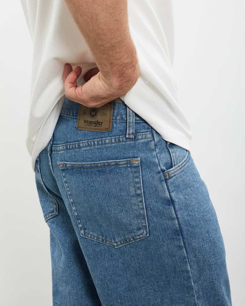 Vintage Wrangler Denim Shorts <br>32" , The Real Deal , newtown, sydney, australia, thrift store, opshop, preloved, secondhand, sustainable, retro, antique, 70s, 80s, 90s, 2000s, 00s, fashion, clothing, streetwear, trendy, garment, style, boutique, store, shop, archive, sale, cheap, best, top