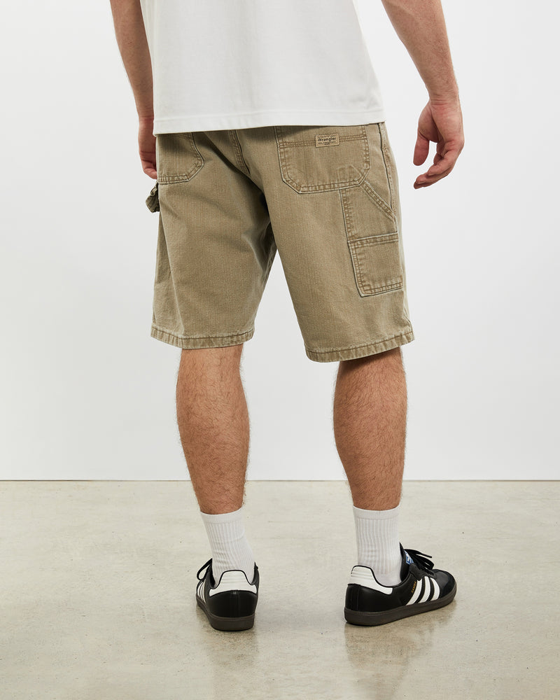 Vintage Wrangler Denim Carpenter Shorts <br>32" , The Real Deal , newtown, sydney, australia, thrift store, opshop, preloved, secondhand, sustainable, retro, antique, 70s, 80s, 90s, 2000s, 00s, fashion, clothing, streetwear, trendy, garment, style, boutique, store, shop, archive, sale, cheap, best, top