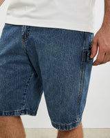 Vintage Wrangler Denim Carpenter Shorts <br>32" , The Real Deal , newtown, sydney, australia, thrift store, opshop, preloved, secondhand, sustainable, retro, antique, 70s, 80s, 90s, 2000s, 00s, fashion, clothing, streetwear, trendy, garment, style, boutique, store, shop, archive, sale, cheap, best, top