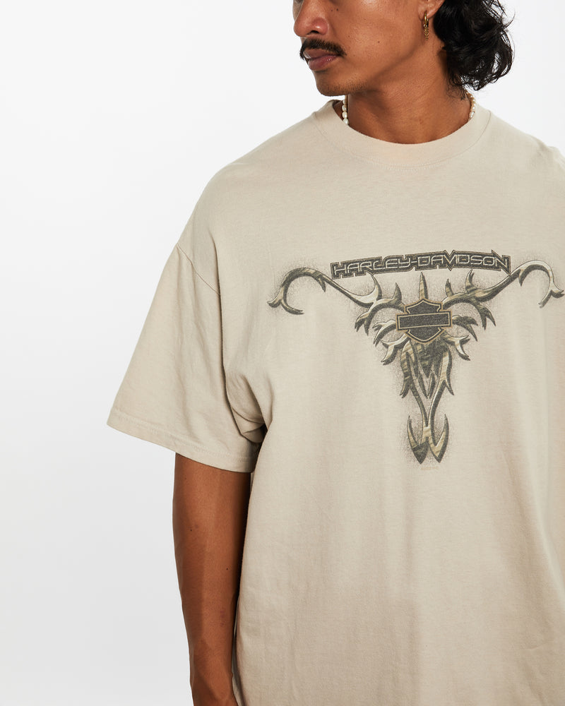 Vintage Harley Davidson Tee <br>L , The Real Deal , newtown, sydney, australia, thrift store, opshop, preloved, secondhand, sustainable, retro, antique, 70s, 80s, 90s, 2000s, 00s, fashion, clothing, streetwear, trendy, garment, style, boutique, store, shop, archive, sale, cheap, best, top