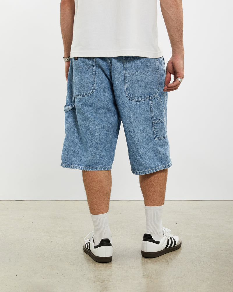 Vintage Wrangler Denim Carpenter Shorts <br>34" , The Real Deal , newtown, sydney, australia, thrift store, opshop, preloved, secondhand, sustainable, retro, antique, 70s, 80s, 90s, 2000s, 00s, fashion, clothing, streetwear, trendy, garment, style, boutique, store, shop, archive, sale, cheap, best, top