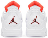 Air Jordan 4 Retro 'Orange Metallic' , Nike , newtown, sydney, australia, thrift store, opshop, preloved, secondhand, sustainable, retro, antique, 70s, 80s, 90s, 2000s, 00s, fashion, clothing, streetwear, trendy, garment, style, boutique, store, shop, archive, sale, cheap, best, top