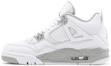Air Jordan 4 Retro GS 'White Oreo' , Nike , newtown, sydney, australia, thrift store, opshop, preloved, secondhand, sustainable, retro, antique, 70s, 80s, 90s, 2000s, 00s, fashion, clothing, streetwear, trendy, garment, style, boutique, store, shop, archive, sale, cheap, best, top