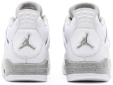 Air Jordan 4 Retro GS 'White Oreo' , Nike , newtown, sydney, australia, thrift store, opshop, preloved, secondhand, sustainable, retro, antique, 70s, 80s, 90s, 2000s, 00s, fashion, clothing, streetwear, trendy, garment, style, boutique, store, shop, archive, sale, cheap, best, top